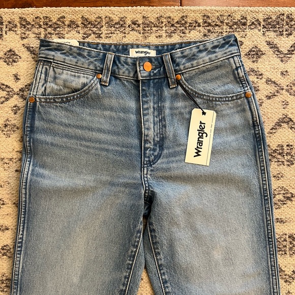 Wrangler Women's Size 26 X 28 Wild West 603 High Rise Straight Denim Jeans - Picture 12 of 12